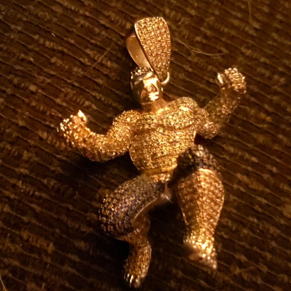 Incredible hulk cz charm